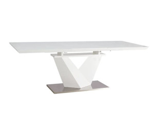 Stół ALARAS III 160(220)x90 biały rozkładany, SIGNAL