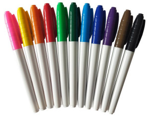 Pisaki mazak do tablic marker suchościeralny12 szt