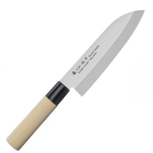 Satake MV Natural Nóż Santoku 17 cm