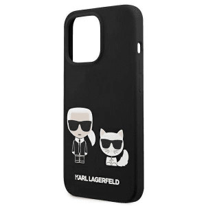 Karl Choupette Silicone | Etui do iPhone 13 Pro - BLACK