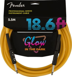 Fender Pro 18,6 Glow in The Dark ORN kabel 5,5m