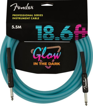 Fender Pro 18,6 Glow in The Dark BLU kabel 5,5m