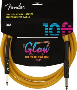 Fender Pro 10 Glow in The Dark ORN kabel 3m