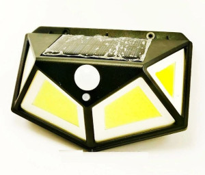 Lampa ścienna solarna COB-120W/700LM z czujnikiem ruchu i zmierzchu