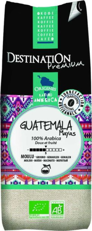 Kawa 100% Arabica Gwatemala mielona 250g EKO Destination