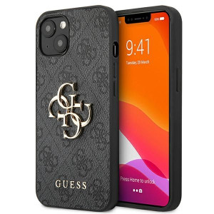 Guess 4G Big Metal Logo | Etui do iPhone 13 Mini - GREY