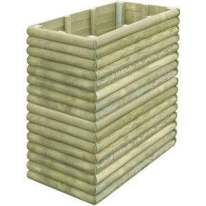Podwyższona donica ogrodowa, 106x56x96 cm, impregnowana sosna