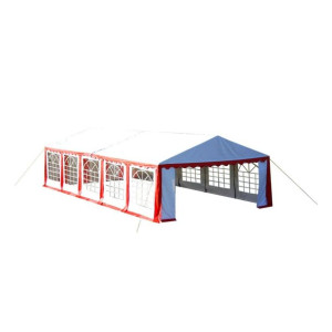 Namiot imprezowy 10 x 5 m, czerwony