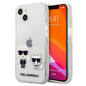 Karl & Choupette | Etui do iPhone 13 Mini - TRANSPARENT