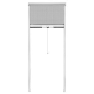 Moskitiera zwijana na okna 60 x 150 cm, biała