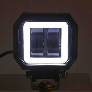 1xDalekosiężny halogen H LED z białym ringiem+włąc