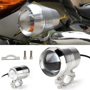 2xDalekosiężny halogen moto led+WŁĄCZNIK 1200LM S