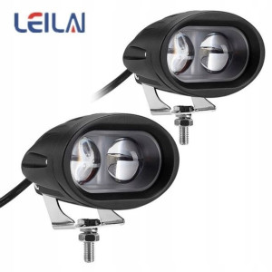 2 xHalogen led doświetlacz 20W soczewkowy+włącznik