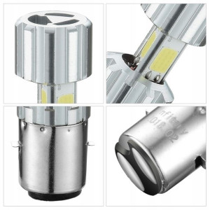 New! Żarówka Ba20d Cree Led 1500lm 3x6 W Zimna-w-w