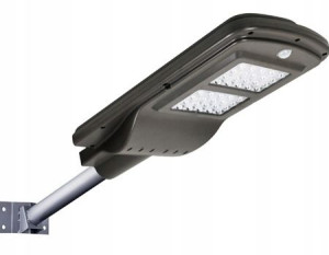Latarnia uliczna solarna 40W+czujnik ruchu+zmierzc