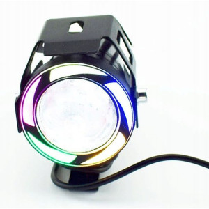 1x halogen motocyklowy U7C +RING color+WŁĄCZNIK