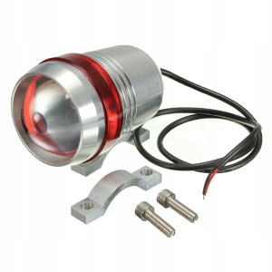 1 X Halogen Motocyklowy Led Cree+włącznik Z Ringie