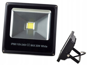 Oświetlacz Halogen Led Cob 30w Zimny Biały - W-wa