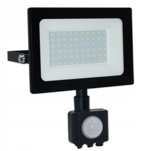 Halogen led 50W z czujnikiem ruchu Neutralny 230V