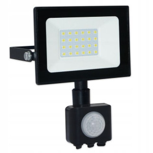 Halogen led 20W z czujnikiem ruchu Neutralny 230V