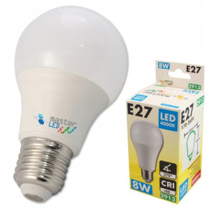 Mocna Żarówka diodowa E27 8W led NEUTRAL mała W-WA