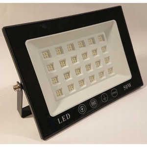 Halogen Led 100W ultra cienki slim IP66 zimny biał