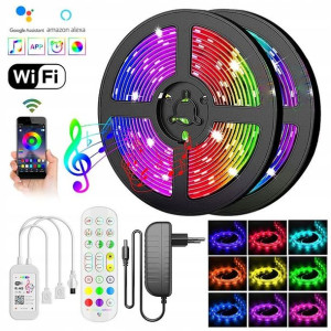 Taśma LED RGB smart wifi + kontroler muzyki 5 metr