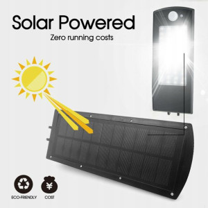 Lampa solarna 48W z pilotem, czujnikiem ruchu i zm