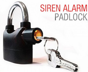 Lock Padlock Kłódka Z Auto-alarmem Syrena W-wa