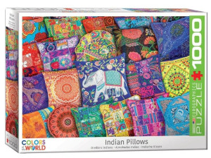 Puzzle 1000 Kolory Świata, Indyjskie Poduszki