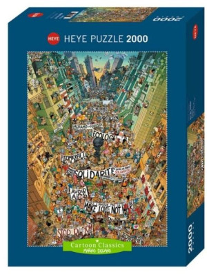 Puzzle 2000 Szalony Protest