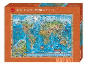 Puzzle 2000 Wspaniały Świat (puzzle+plakat), Rajko