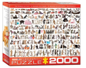 Puzzle 2000 Świat Kotów