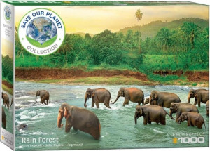 Puzzle 1000 Save Our Planet, Las Deszczowy