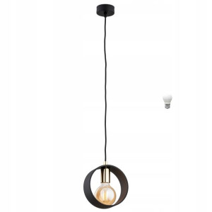 Lampa Wisząca Amadora 1Pł 4067 Argon Zwis Czarny