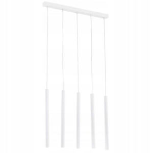 Lampa Wisząca Rurka Biała Etna 5Pł Led 2062 Argon