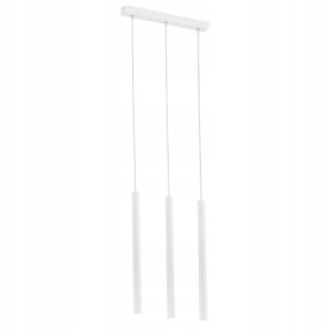 Lampa Wisząca Rurka Biała Etna 3Pł Led 1317 Argon