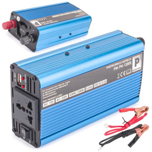 Przetwornica Napięcia Samochodowa 12v 230v 1200w Pm-pn-1200s