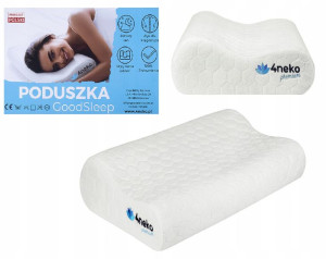 4neko Poduszka ORTOPEDYCZNA+Druga Pikowana Poszewk