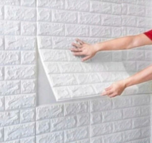 OK tapeta samoprzylepna na ścianę cegła imitacja DIY naklejka pianka loft