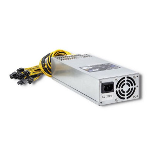 50177 Qoltec Zasilacz PCI-E Smart 1600W | 80 Plus Gold - Data mining