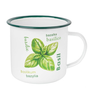 Kubek emaliowany retro Tadar Bazylia I 750 ml