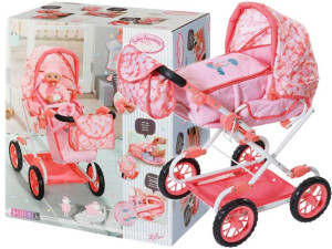 Baby Annabell Wózek Dla Lalki Deluxe Różowy 703939