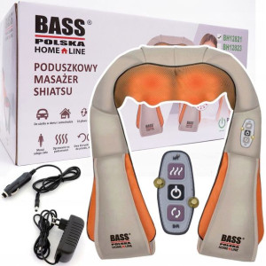 Bass Masażer Shiatsu Karku Szyi Pleców Ciała 3d