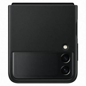 Etui Samsung Galaxy Flip 3 EF-VF711LBEGWW czarny/black Leather Cover