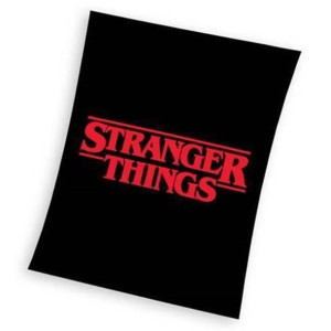 Koc czarny STRANGER THINGS 150x200 Coral NETFLIX