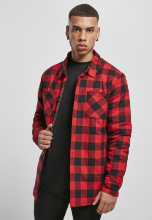 Plaid Quilted Shirt Red/Black