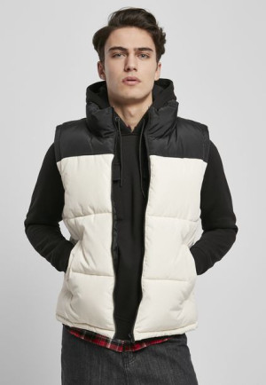 Kamizelka Block Puffer Black/Whitesand
