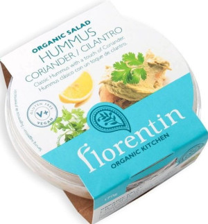 Hummus z kolendrą i sokiem z cytryny bezglutenowy BIO 170 g - FLORENTIN
