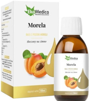 Morela olej z pestek moreli tłoczony na zimno 100ml EkaMedica